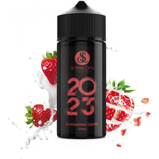 Steam City 2023 Strawberry Cream Flavor Shot 120ml