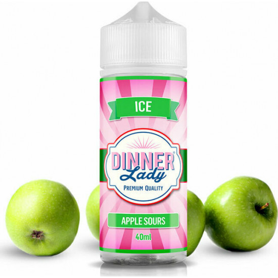 Dinner Lady Flavor Shot Apple Sours Ice 120ml