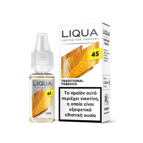 Liqua 4S Traditional Tobacco Hybrid Salt 10ml 20mg