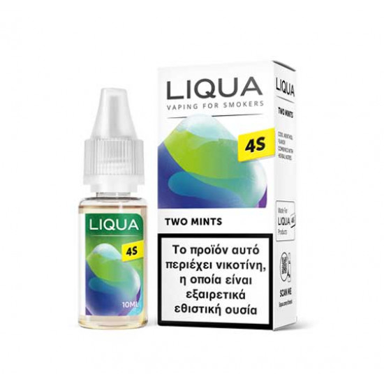 Liqua 4S Two Mints Hybrid Salt 10ml 20mg